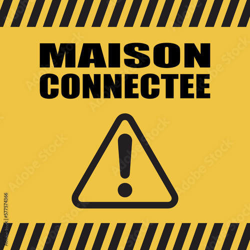 Logo maison connectée.