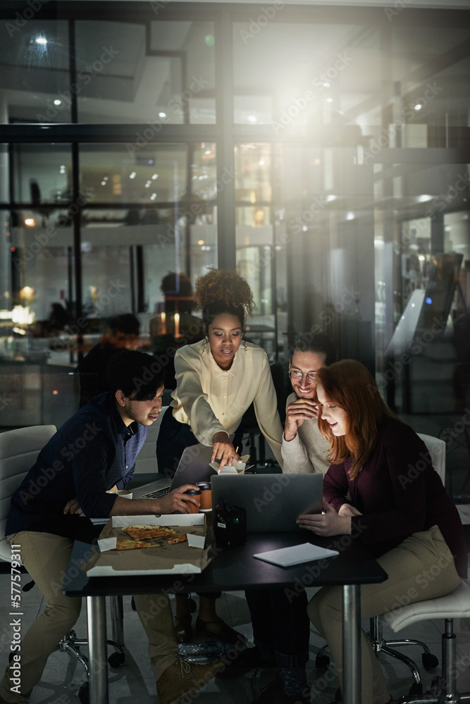 Designing your dreams. Shot of a group of young designers working late in the office. Designing your dreams. Shot of a group of young designers working late in the office.