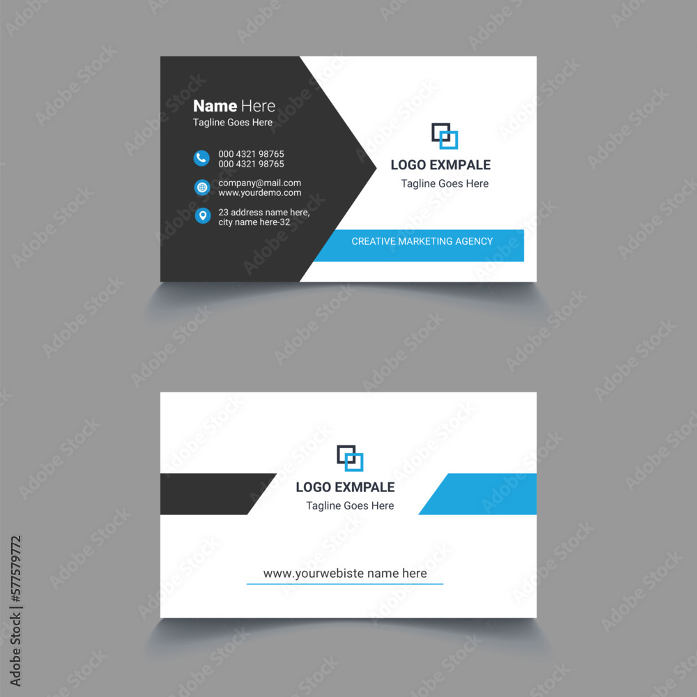 corporate business card template