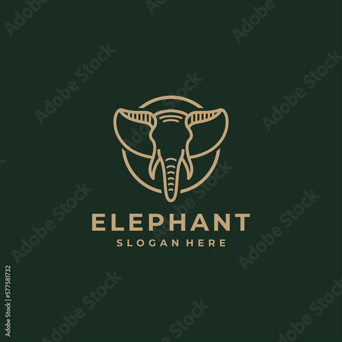 elephant luxury logo photo