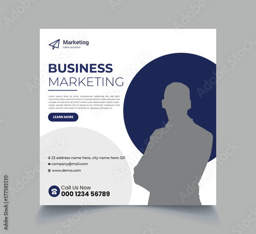 Corporate Business Social Media Post Template