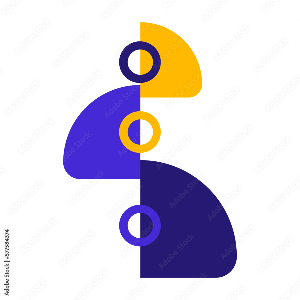 Abstract Bauhaus Shape