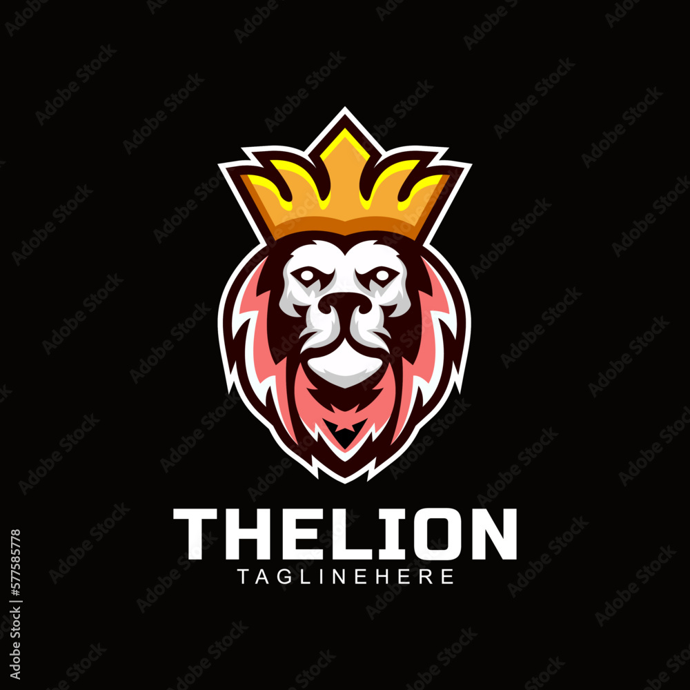 Lion Mascot Logo Design Lion Mascot Logo Design