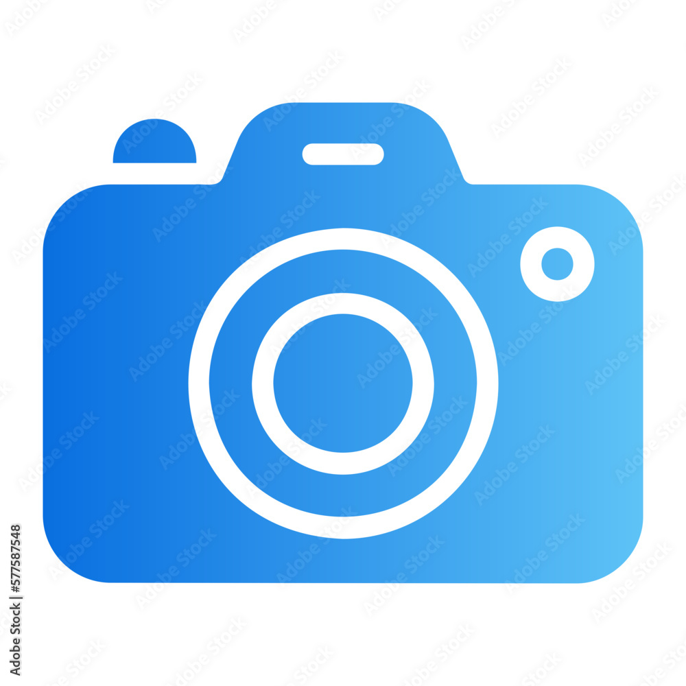 camera gradient icon camera gradient icon