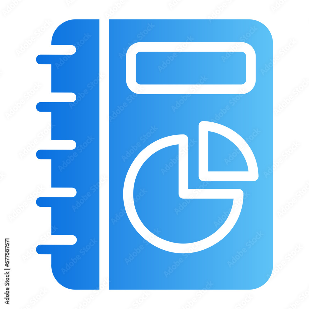 notepad gradient icon notepad gradient icon
