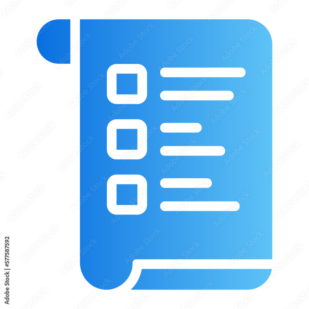 price list gradient icon price list gradient icon