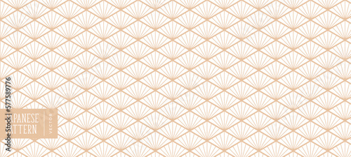 japanese pattern banner with traditional sashiko design