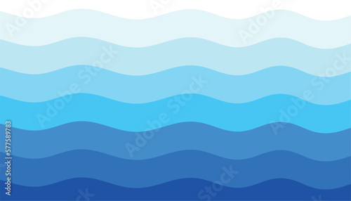 decorative smooth wavy design for abstract background