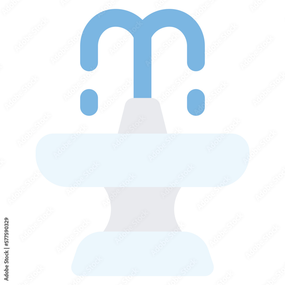 fountain icon for illustration
