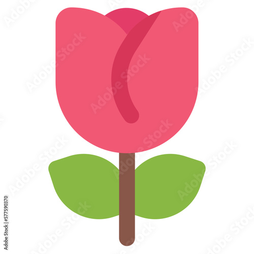 tulips icon for illustration