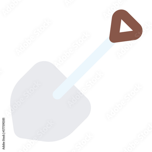 shovel icon for illustration