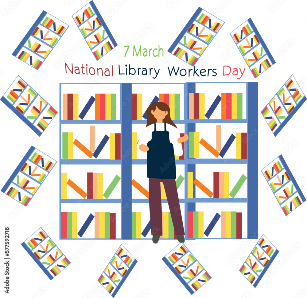 National Library Worker Day is celebrated every year on April. National Library Worker Day is celebrated every year on April.