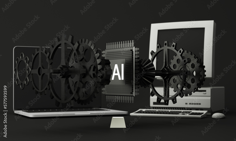 Artificial intelligence (AI) data mining, deep learning computer ...