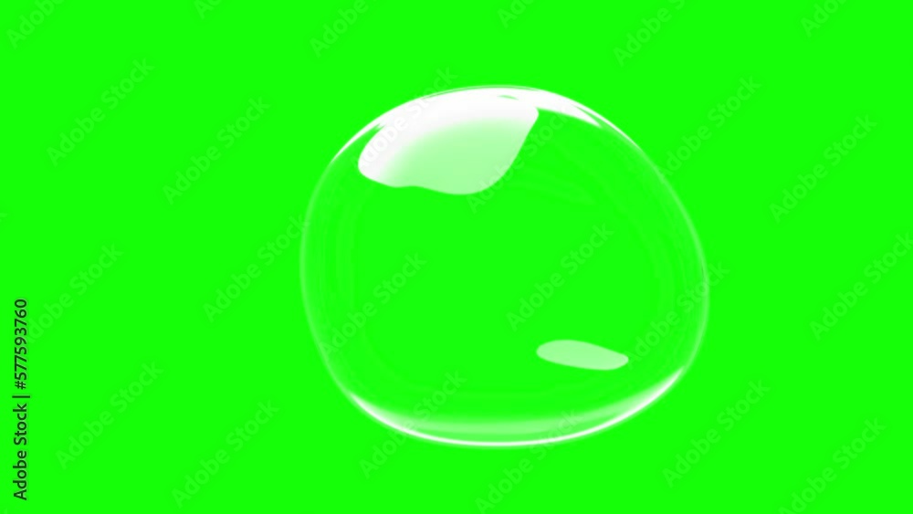 Water element background. Movement of air bubbles on Green Screen. Animation seamless loop. 3d render. Water element background. Movement of air bubbles on Green Screen. Animation seamless loop. 3d render.