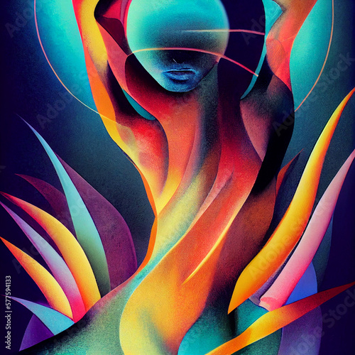 Mind, Body, Spirit – created with generative AI