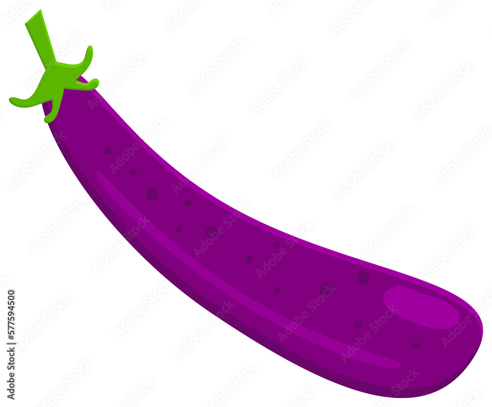 isolated eggplant object icon isolated eggplant object icon