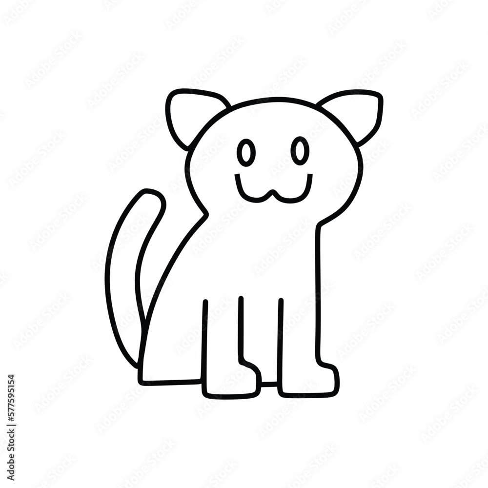 funny-faced cat sitting facing forward funny-faced cat sitting facing forward
