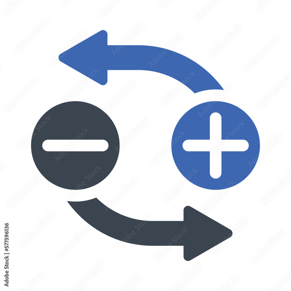 Fototapeta premium Pros and cons icon