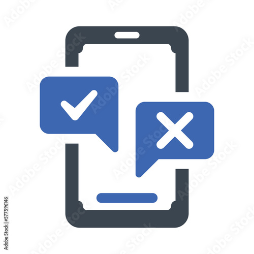 Online survey icon