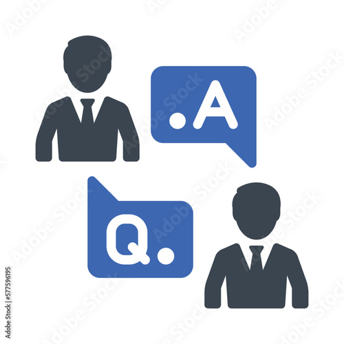 Question and answer icon
