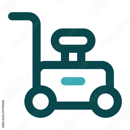 lawn mower icon for illustration