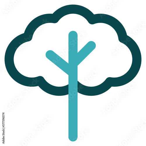 tree icon for illustration