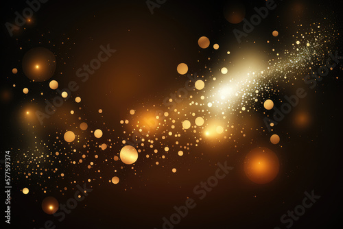gold abstract background with bokeh sparcle, glitter