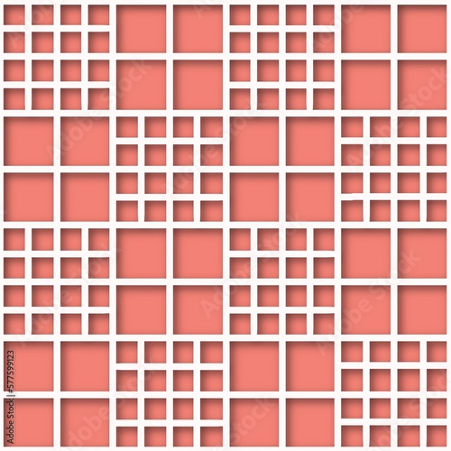 red square pattern