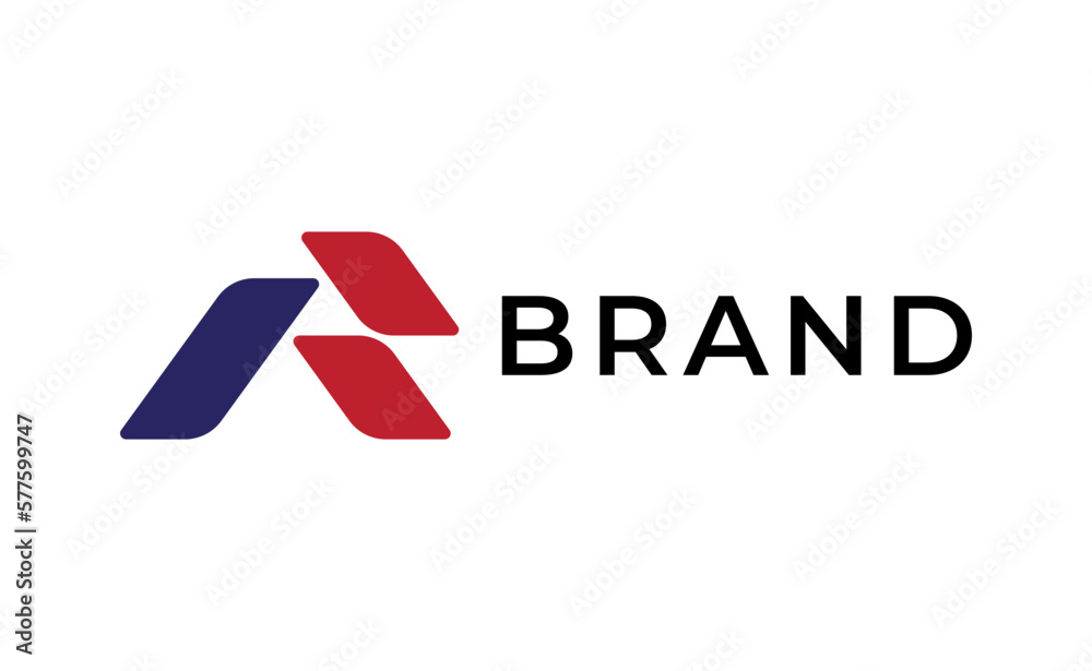 Monogram initial R corporate simple logo illustration vector. Monogram initial R corporate simple logo illustration vector.