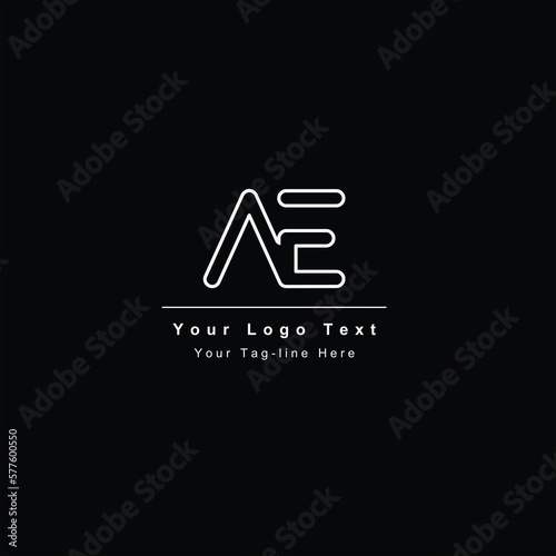 AE or EA letter logo. Unique attractive creative modern initial AE EA A E initial based letter icon logo