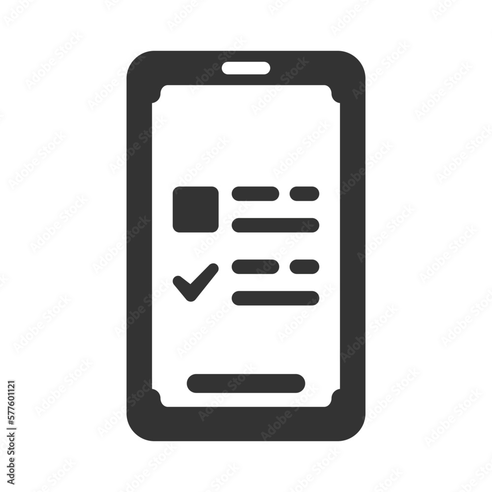 Mobile survey icon Mobile survey icon