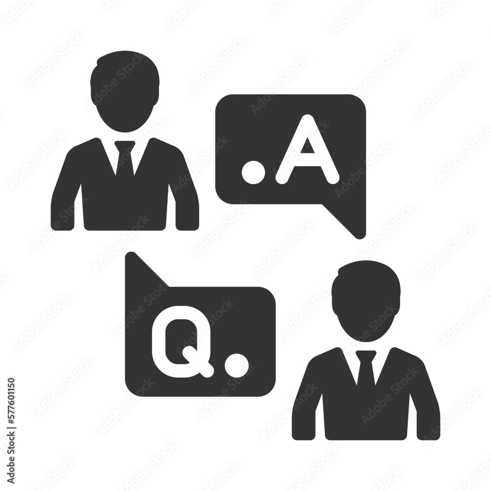Question and answer icon Question and answer icon