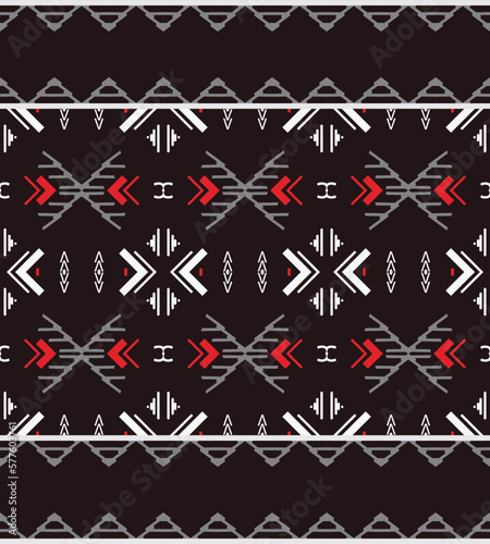 African Motif Ethnic seamless pattern background. geometric ethnic oriental pattern traditional. Ethnic Aztec style abstract vector illustration. design for print texture fabric saree sari carpet.