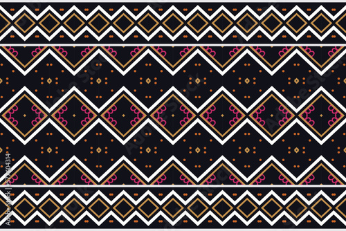 Ethnic pattern of the Philippines. traditional patterned vector It is a pattern geometric shapes. Create beautiful fabric patterns. Design for print. Using in the fashion industry.