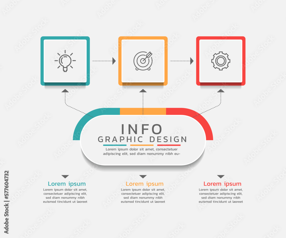 Presentation business infographic template colorful design Presentation business infographic template colorful design