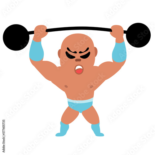 Wrestler Moves Funny Illustration 