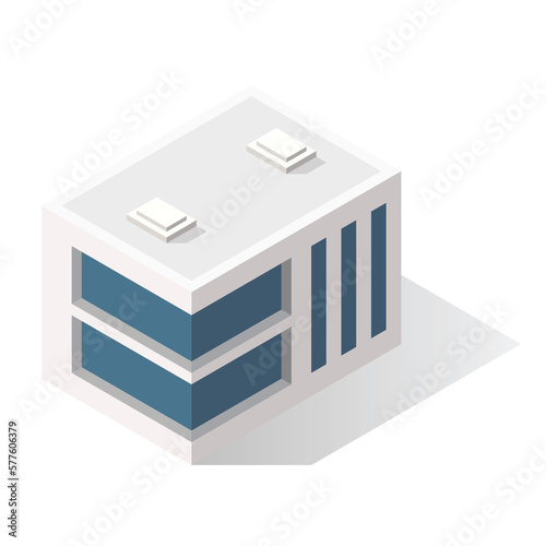 isometric building