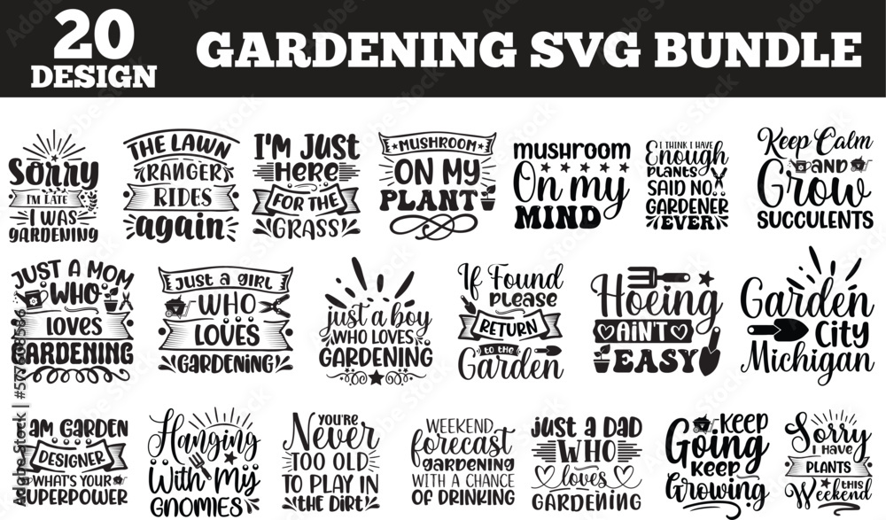 Plant Svg Bundle Plant Mom Svg Funny Plant Quote Svg Garden Quote