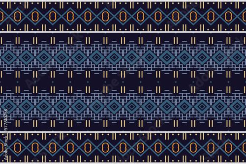 Tribal pattern vector. traditional patterned vector It is a pattern geometric shapes. Create beautiful fabric patterns. Design for print. Using in the fashion industry.