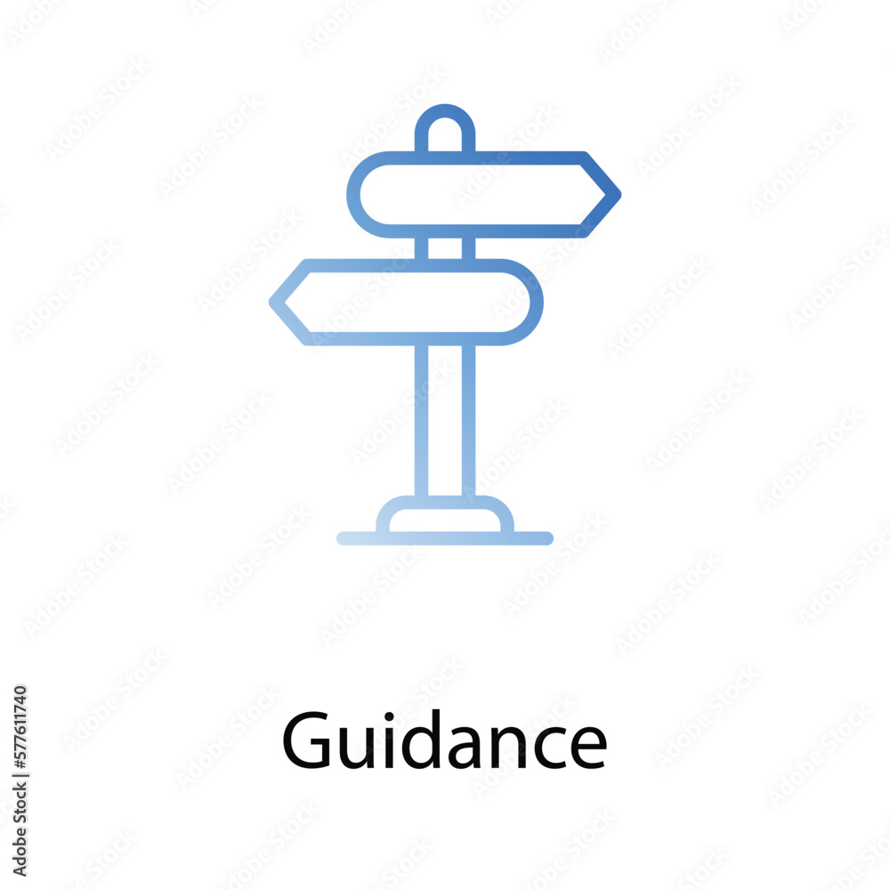 Guidance icon design stock illustration Guidance icon design stock illustration