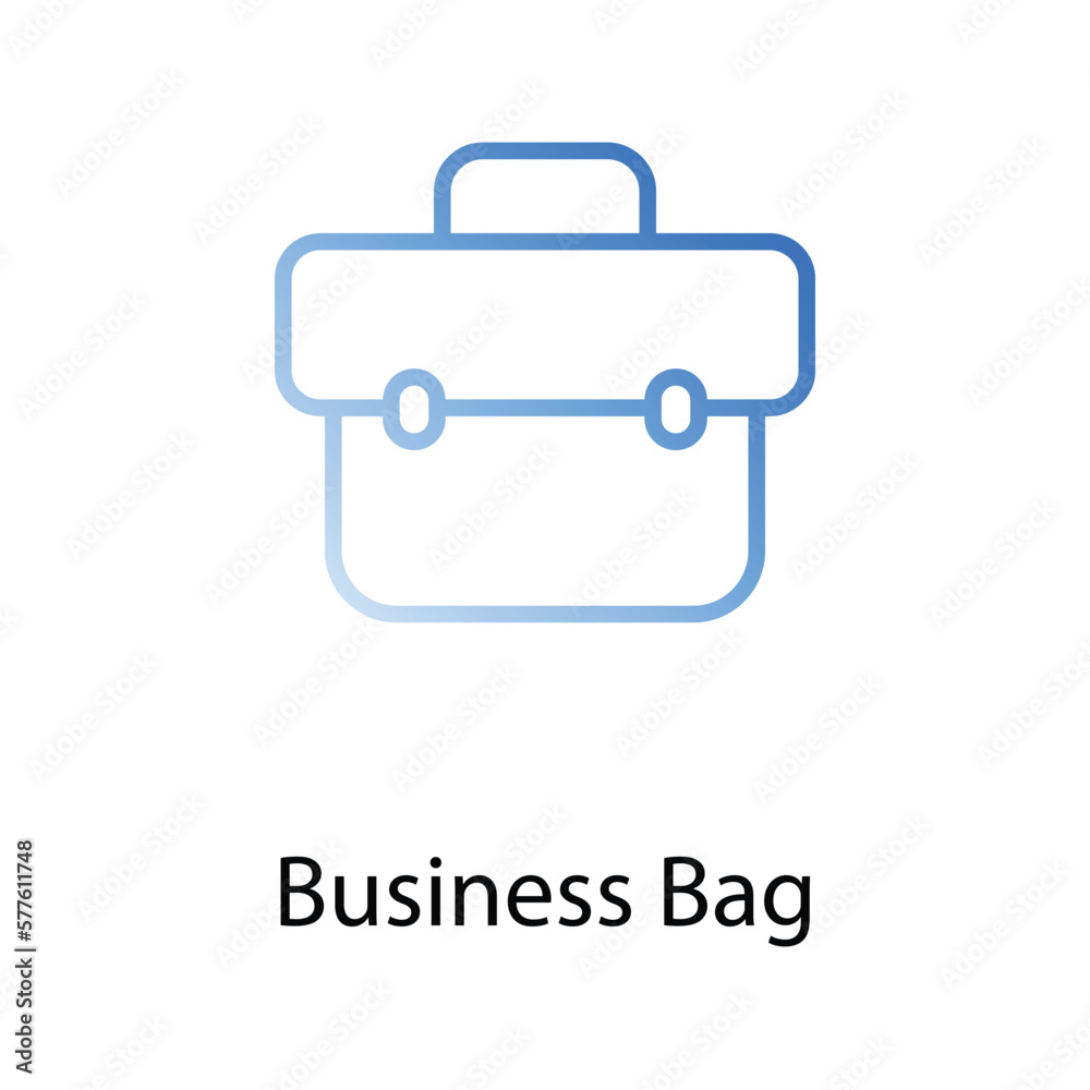 Business bag icon design stock illustration Business bag icon design stock illustration
