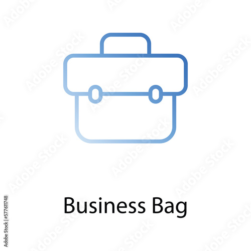 Business bag icon design stock illustration