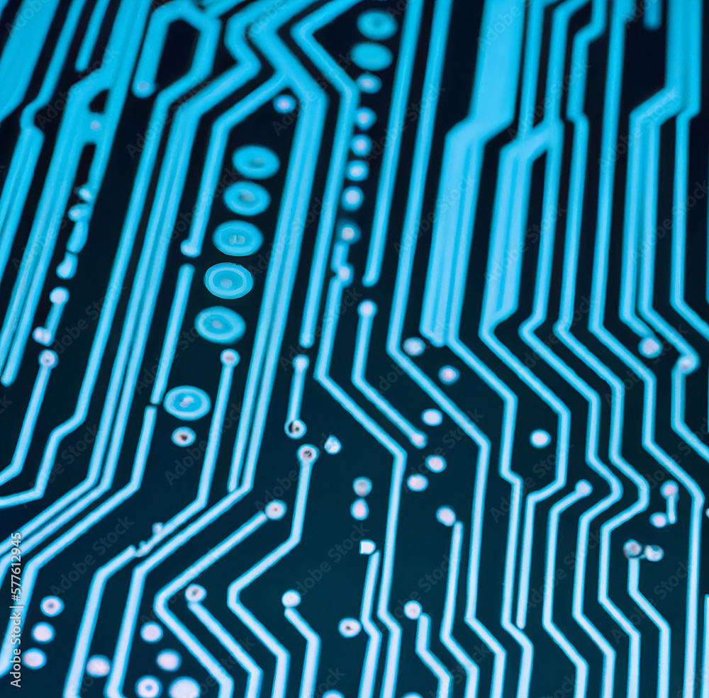 A blue circuit diagram background image A blue circuit diagram background image