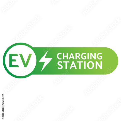 Electric Vehicle Charging Station Label