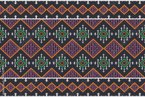 Ethnic stripe tribal chevron Geometric Traditional ethnic oriental design for the background. Folk embroidery, Indian, Scandinavian, Gypsy, Mexican, African rug, carpet.