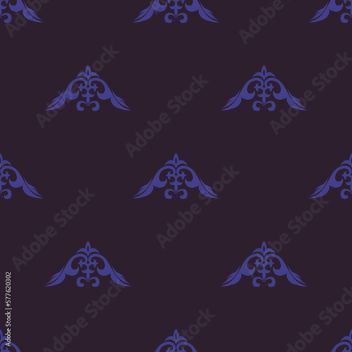 Seamless Asian pattern of the nomads of Central Asia and Kazakhstan, Kyrgyzstan. Nomadic ethnic stamp style. Asian ornaments.