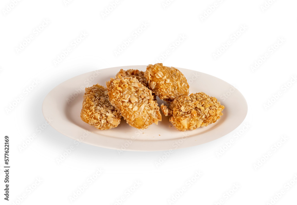 deep fried chicken on dish