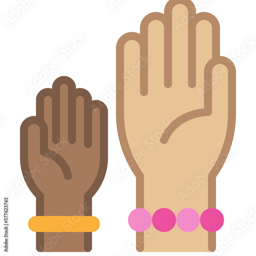 protest flat icon