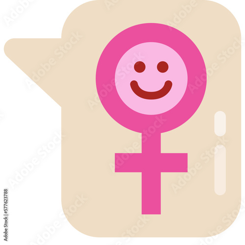 speech bubble flat icon