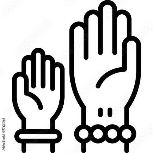 protest line icon